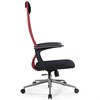 Кресло офисное BRABIX PREMIUM "Ultimate EX-801" хром, плотная двойная сетка Х2, черное/красное, 532921 - фото 3651508