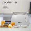 Тостер POLARIS PET 0702L, 750 Вт, 2 тоста, 6 режимов, механическое управление, пластик, белый, 03277 - фото 3651632