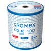 Диски CD-R CROMEX, 700 Mb, 52x, Bulk (термоусадка без шпиля), КОМПЛЕКТ 100 шт., 513779 - фото 3653505