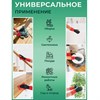 Перчатки хозяйственные латексные BiColor черно-красные, х/б напыление, размер S (маленький), 60 г, прочные, КП, 139468 - фото 3782367