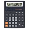 Калькулятор настольный CROMEX 888 (185x145 мм), 12 разрядов, ЧЕРНЫЙ, 271728 - фото 3782443