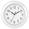 Часы настенные TROYKATIME (TROYKA) 122211201, круг, белые, белая рамка, 30х30х3,8 см - фото 3782839