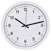 Часы настенные TROYKATIME (TROYKA) 75751701, круг, белые, белая рамка, 28х28х4 см - фото 3782840