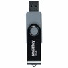 Флеш-диск 16 GB SMARTBUY Twist USB 2.0, черный, SB016GB2TWK - фото 3782857