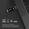 Флеш-диск 16 GB SMARTBUY Twist USB 2.0, черный, SB016GB2TWK - фото 3782864