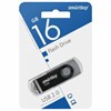 Флеш-диск 16 GB SMARTBUY Twist USB 2.0, черный, SB016GB2TWK - фото 3782865