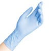 Перчатки нитриловые смотровые 50 пар (100 шт.), размер S (малый), голубые, SAFE&CARE, ZN302 - фото 3784197