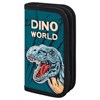 Пенал ПИФАГОР, 2 отделения, ламинированный картон, 19х11 см, "Dino world", 272249 - фото 3944045