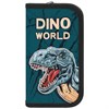 Пенал ПИФАГОР, 2 отделения, ламинированный картон, 19х11 см, "Dino world", 272249 - фото 3944053