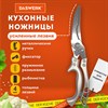 Ножницы-секатор кухонные DASWERK, 260 мм, фиксатор, зазубренные, металлические, 608902 - фото 3944467