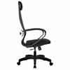 Кресло офисное МЕТТА "К-11", пластик, ткань-сетка, сиденье мягкое, черное - фото 3944563