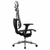 Кресло МЕТТА "YOGA" Y 4DT B2-14D, адаптивная спинка, 3D-подголовник, сверхпрочная сетка, черное - фото 3944636