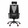 Кресло компьютерное МЕТТА "ErgoLife" 10 B2-170D, 2D-подголовник, экокожа/сетка, черное/красное - фото 3944654