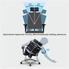 Кресло МЕТТА "YOGA" Y 4DF B2-5D, адаптивная спинка, 3D-подголовник, сверхпрочная сетка, черное - фото 3944710