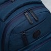 Рюкзак GRIZZLY школьный, укрепленная спинка, 2 отделения, для девочек, BLUE/ORANGE, 43х27,5х16 см, RD-341-2/3 - фото 3944895