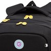 Рюкзак GRIZZLY школьный, анатомическая спинка, 2 отделения, для девочек, EMOJI, 39х26х17 см, RG-466-2/1 - фото 3945060