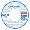 Диски CD-R в конверте КОМПЛЕКТ 50 шт., 700 Mb, 52x, CROMEX, 513797 - фото 3945232