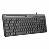 Клавиатура проводная A4TECH Fstyler FK25, USB, 103 кнопки, черная, 1530215 - фото 3945426