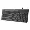 Клавиатура проводная A4TECH Fstyler FK25, USB, 103 кнопки, черная, 1530215 - фото 3945439