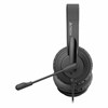 Наушники с микрофоном (гарнитура) A4TECH HU-10, проводные, 2 м, USB, черные, 1611400 - фото 3945521