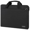 Сумка портфель HEIKKI PROFITABLE (ХЕЙКИ) с отделением для ноутбука 14", багаж лента, черная, 26х36х3 см, 272598 - фото 3946220