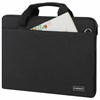 Сумка портфель HEIKKI PROFITABLE (ХЕЙКИ) с отделением для ноутбука 14", багаж лента, черная, 26х36х3 см, 272598 - фото 3946305