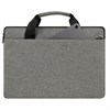 Сумка портфель HEIKKI PROFITABLE (ХЕЙКИ) с отделением для ноутбука 14", багаж лента, серая, 26х36х3 см, 272597 - фото 3946313