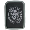 Пенал BRAUBERG, 2 отделения, полиэстер, 21х14 см, "Savage lion", 272331 - фото 3947282