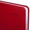 Ежедневник датированный 2025 А5 148х218 мм GALANT "Ritter", под кожу, красный, 115714 - фото 4037792