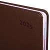 Ежедневник датированный 2025 А5 148х218 мм GALANT "Ritter", под кожу, коричневый, 115715 - фото 4037794