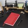Ежедневник датированный 2025, А5, 138х213 мм, BRAUBERG "Pocket", под кожу, карман, держатель для ручки, красный, 115909 - фото 4038365