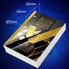 Календарь-ежедневник настольный перекидной 2025 год, "GOLD", 320 л., блок офсет, 2 краски, BRAUBERG, 116073 - фото 4038386