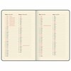 Ежедневник датированный 2025, А5, 151х213 мм, BRAUBERG "Note", под кожу, держатель для ручки, резинка-фиксатор, красный, 115932 - фото 4040139