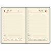Ежедневник датированный 2025, А5, 151х213 мм, BRAUBERG "Note", под кожу, держатель для ручки, резинка-фиксатор, серый, 115933 - фото 4040516