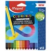 Карандаши цветные монолитные MAPED "Infinity", набор 12 цветов, трехгранные, 861600 - фото 4531275