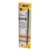 Карандаш чернографитный BIC, 1 шт., "Evolution Stripes", HB, корпус ассорти, 918487 - фото 4982495