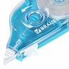 Корректирующая лента BRAUBERG MAXI PLUS, 5 мм х 25 м, механизм перемотки, корпус голубой, блистер, 272500 - фото 4982577