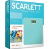 Весы напольные SCARLETT SC-BS33E035, электронные, вес до 180 кг, квадратные, стекло, бирюзовые - фото 4983571