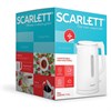 Чайник SCARLETT SC-EK21S31, 1,5 л, 2200 Вт, закрытый нагревательный элемент, двойные стенки, белый - фото 4983591