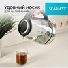 Чайник SCARLETT SC-EK27G88, 1,8 л, 1800 Вт, закрытый нагревательный элемент, стекло, черный - фото 4983898