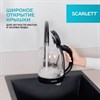 Чайник SCARLETT SC-EK27G11, 1,7 л, 2200 Вт, закрытый нагревательный элемент, стекло, черный - фото 4983911