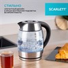 Чайник SCARLETT SC-EK27G13, 2 л, 2200 Вт, закрытый нагревательный элемент, стекло, стальной - фото 4983921