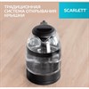 Чайник SCARLETT SC-EK27G11, 1,7 л, 2200 Вт, закрытый нагревательный элемент, стекло, черный - фото 4983925