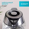 Чайник SCARLETT SC-EK27G13, 2 л, 2200 Вт, закрытый нагревательный элемент, стекло, стальной - фото 4983928