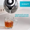 Чайник SCARLETT SC-EK27G13, 2 л, 2200 Вт, закрытый нагревательный элемент, стекло, стальной - фото 4983932