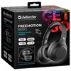 Наушники с микрофоном (гарнитура) DEFENDER FreeMotion B690, Bluetooth, беспроводные, черные, 63690 - фото 5199355