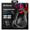 Наушники с микрофоном (гарнитура) DEFENDER FreeMotion B690, Bluetooth, беспроводные, черные, 63690 - фото 5199358