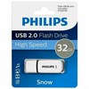 Флеш-диск 32GB PHILIPS SNOW, разъем USB 2.0, черный, FM32FD70B/97 - фото 5502232