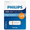 Флеш-диск 128GB PHILIPS SNOW, разъем USB 2.0, желтый, FM12FD70B/97 - фото 5502235