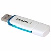 Флеш-диск 16GB PHILIPS SNOW, разъем USB 2.0, синий, FM16FD70B/97 - фото 5502238